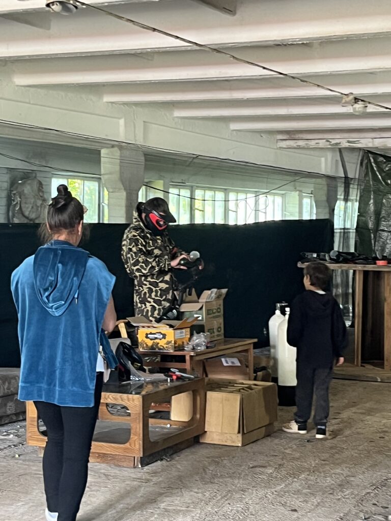 Paintballi seiklus lastele ja täiskasvanutele